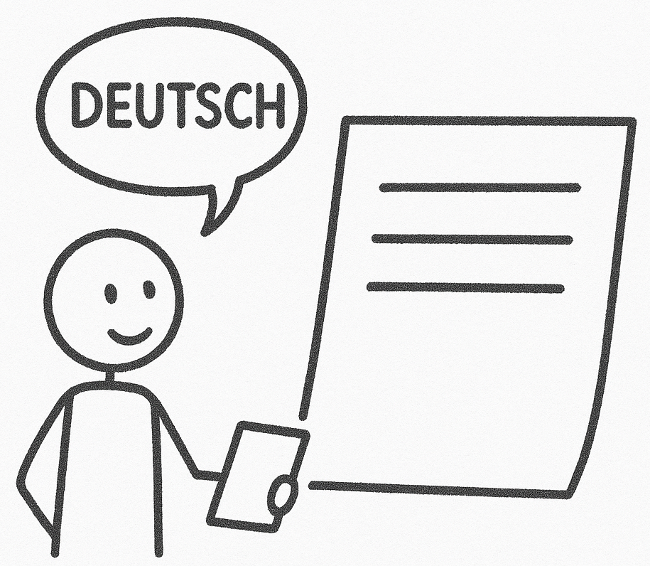 Nikos Andreadis beim Deutsch als Fremdsprache Unterricht